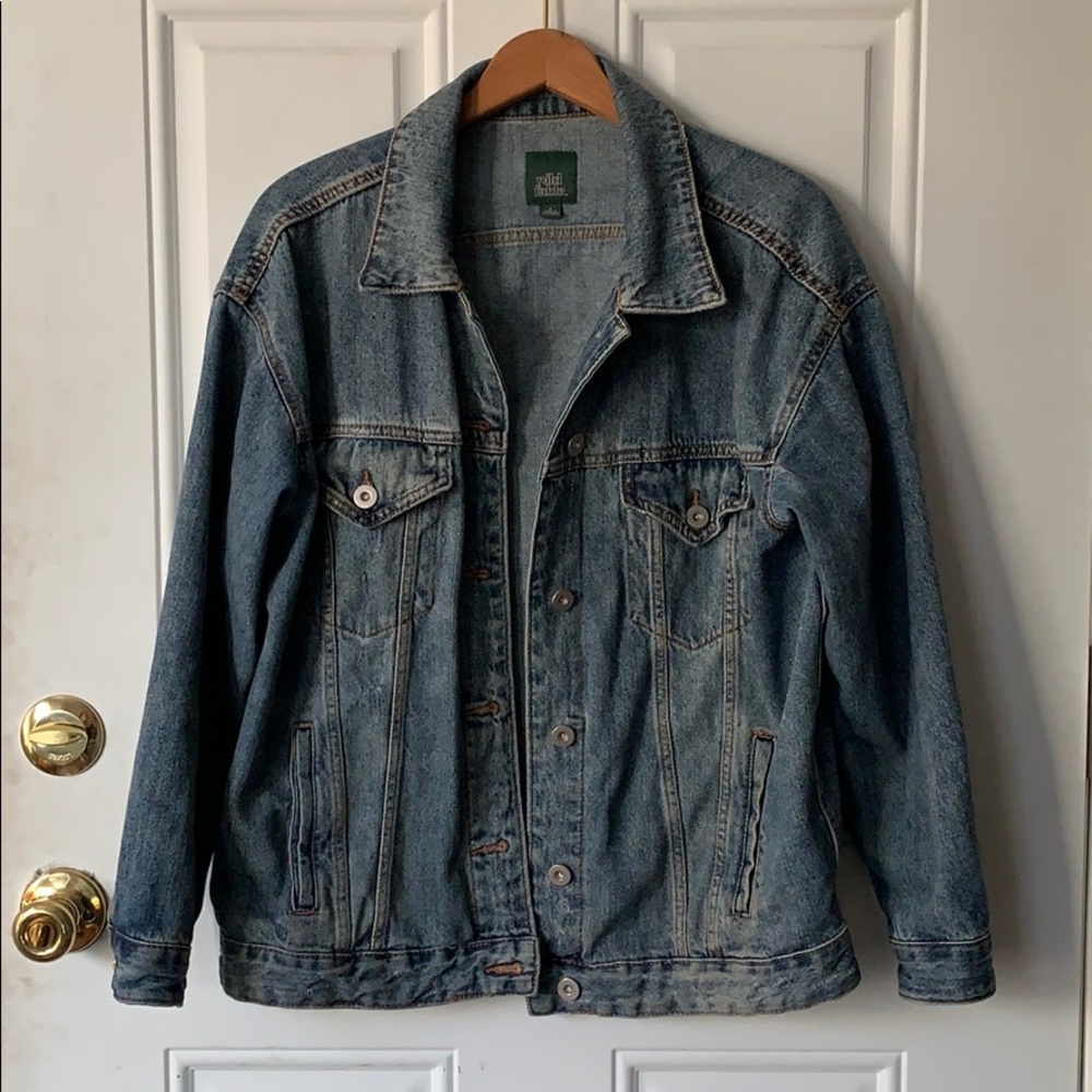 Oversized Boyfriend Denim Jacket